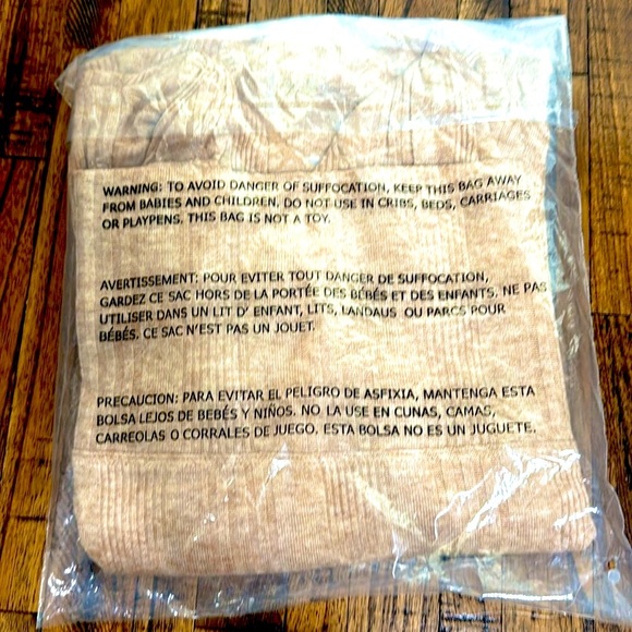 Band of the free sweater camel long sleeve ribbed knit sz Large New with tags - Picture 7 of 8